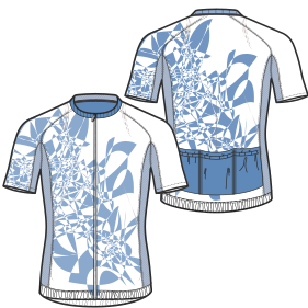 Fashion sewing patterns for MEN T-Shirts Cycling Jerseys 7387